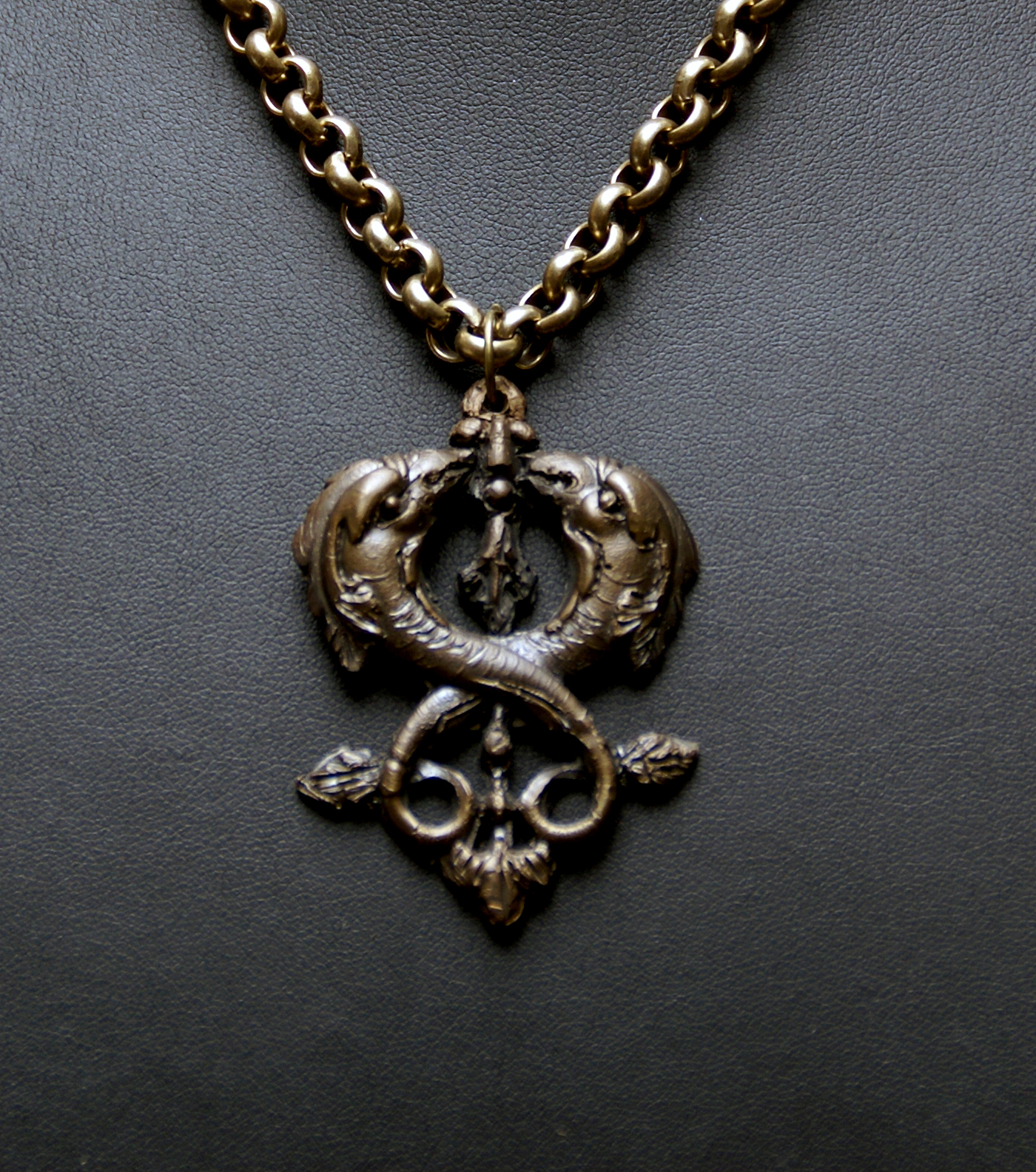 Entwined Fish Pendant