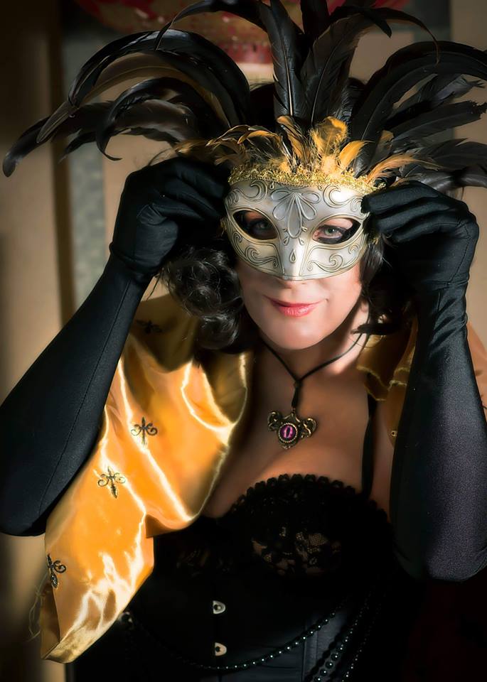 Jewelry: Eye of Maleficent w/ purple eye Model: Juliane Arden Photographer: Margo Elfstrom
